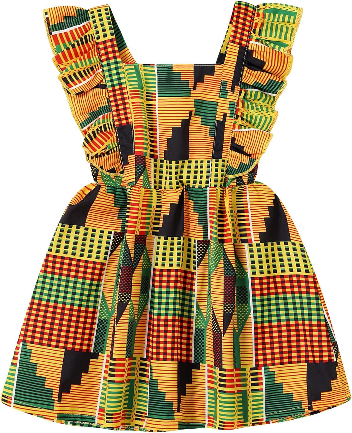African Baby Clothes Girl Dashiki Ankara Outfit Set