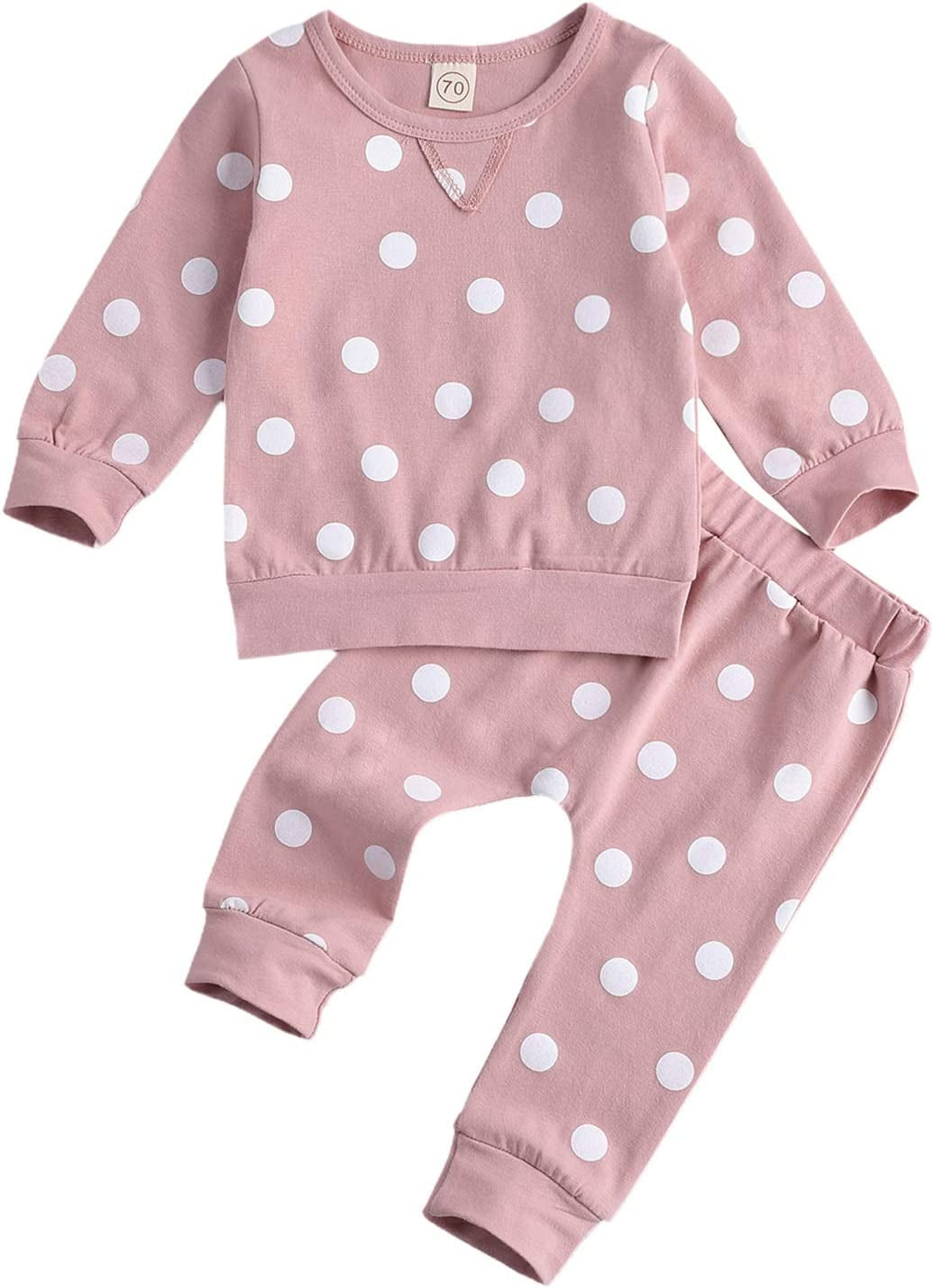Newborn Infant Baby Girl Clothes Set Sweatshirts Tops Pants Toddler Girl Outfits Gifts 3 6 9 12 18 24 Months