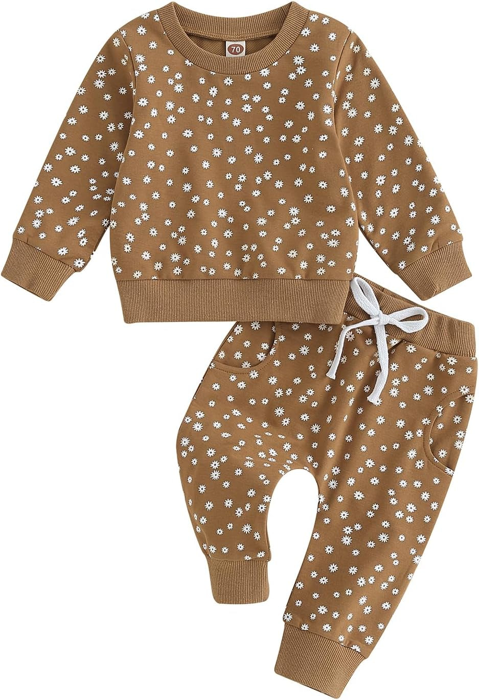 Newborn Infant Baby Girl Clothes Set Sweatshirts Tops Pants Toddler Girl Outfits Gifts 3 6 9 12 18 24 Months