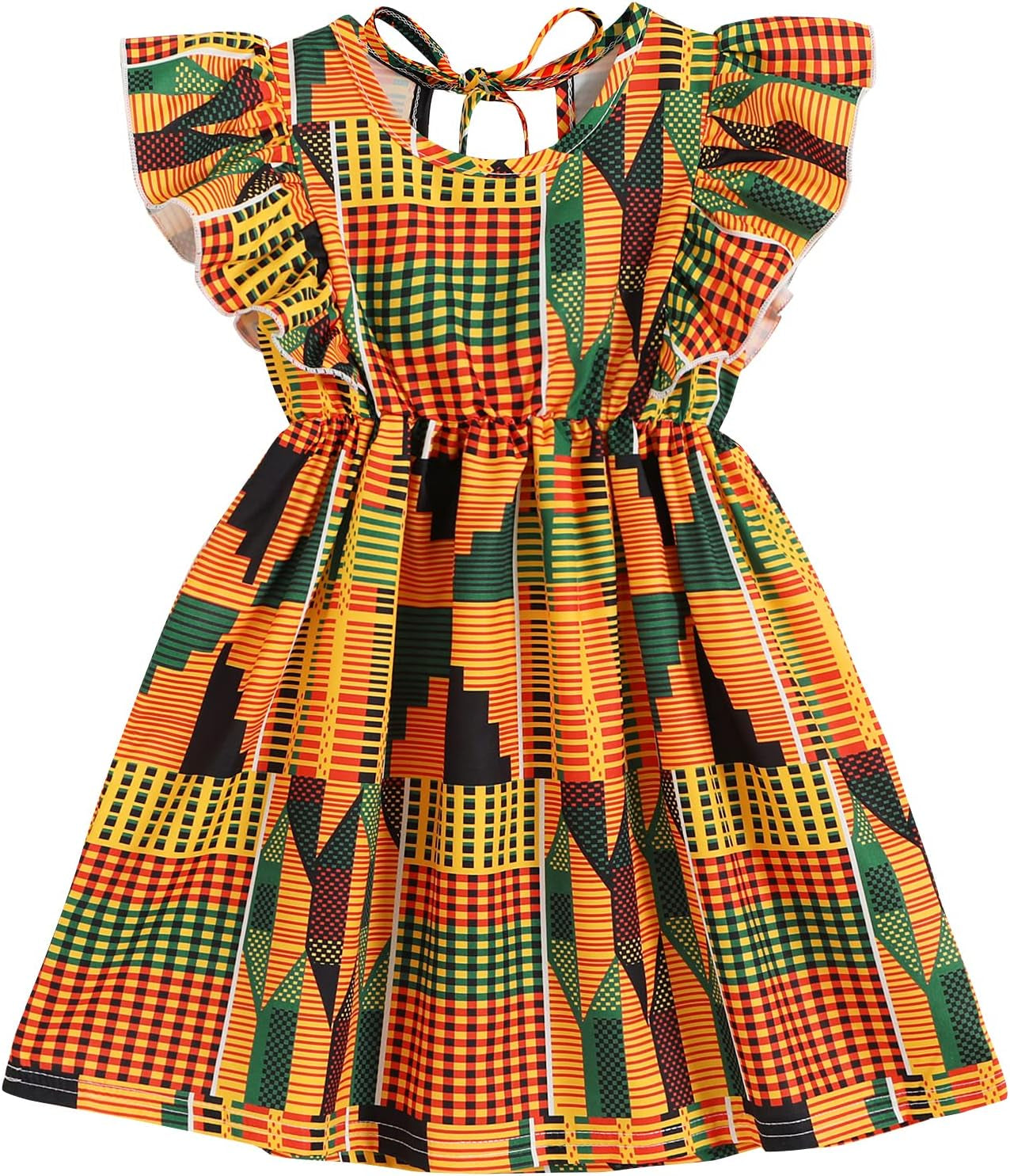 African Baby Clothes Girl Dashiki Ankara Outfit Set