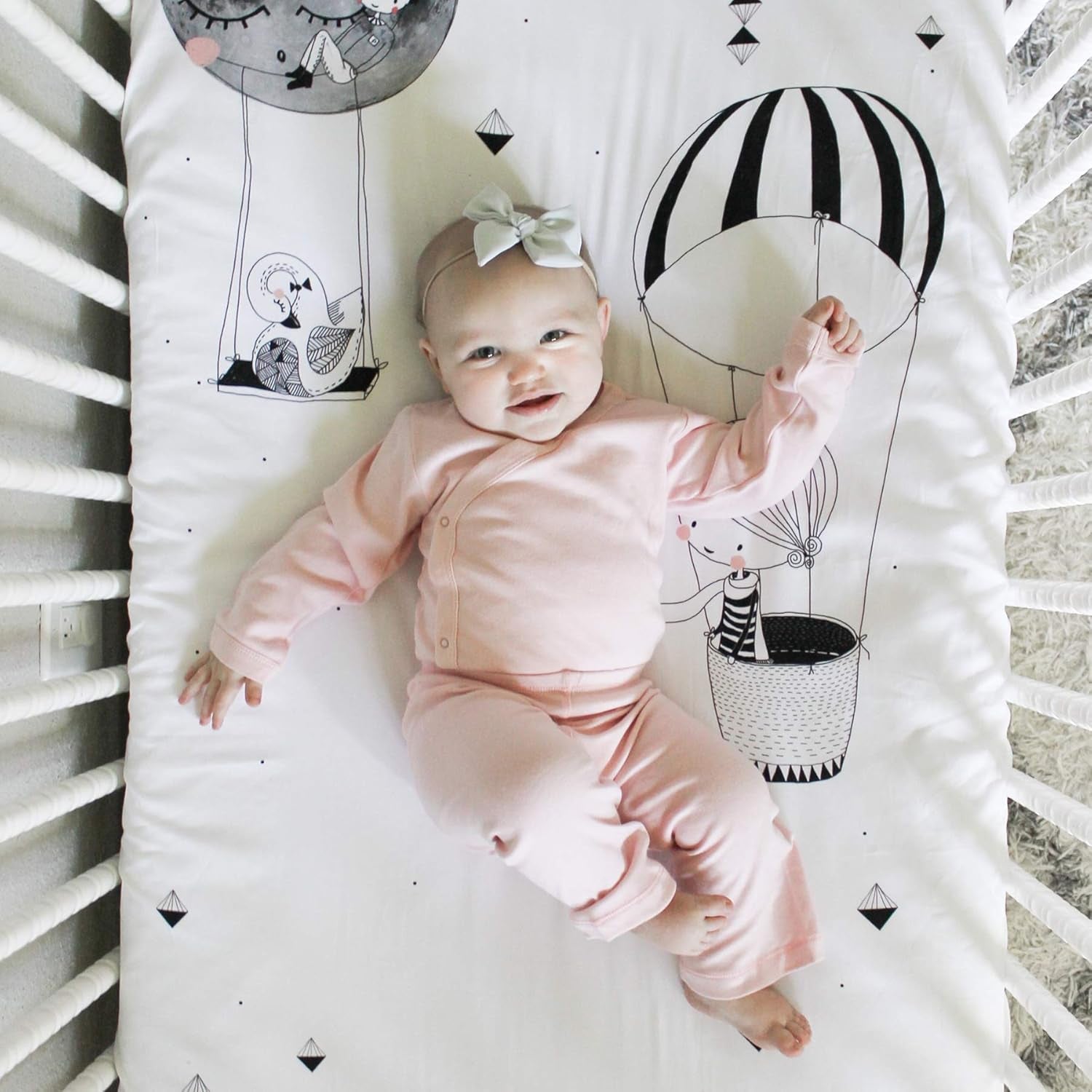 Long Sleeve Kimono for Newborn, Infant, Unisex Baby - Cotton & Azlon - Side-Snap Baby Onesies, Long Sleeve Onesies