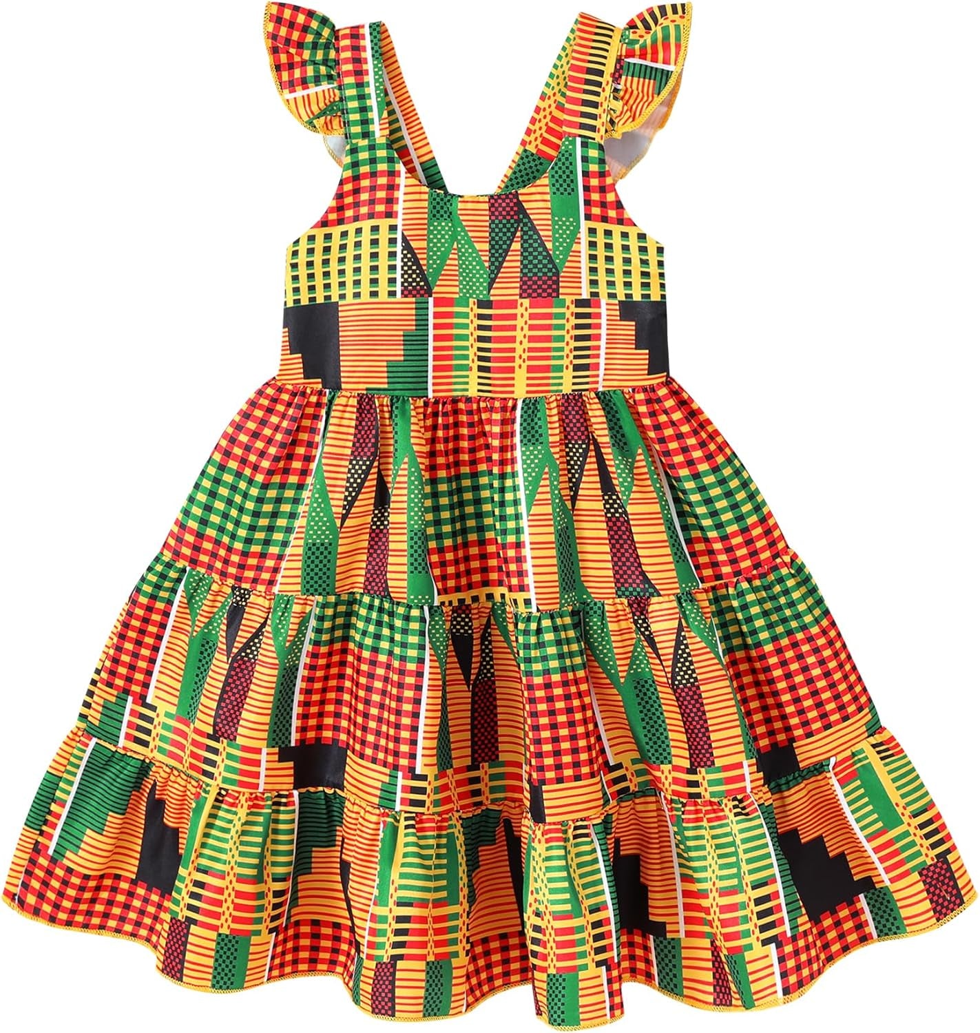 African Baby Clothes Girl Dashiki Ankara Outfit Set